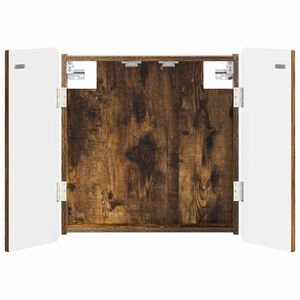 vidaXL Skř&iacute;ň na terče ZWOLLE Kouřov&yacute; dub 52,5 x 10,5 x 57,5 cm