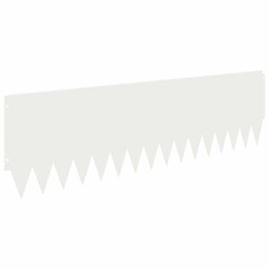 vidaXL Okraj tr&aacute;vn&iacute;ku 20 pcs 103 x 30 cm Ocel B&iacute;l&aacute;