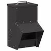 vidaXL Krm&iacute;tko pro slepice Čern&aacute; 20 x 25 x 35 cm