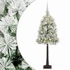 vidaXL Uměl&yacute; kloubov&yacute; v&aacute;nočn&iacute; stromeček s baňkami 120 cm 150 LED