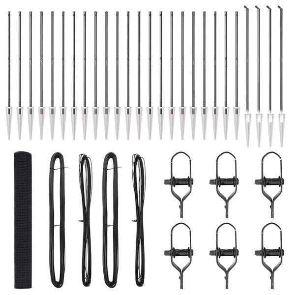 vidaXL Plotov&yacute; sloupek. &Scaron;ed&aacute; 50 x 1,4 m (19 x 19 mm pletivo)