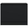 vidaXL Botník černý 80 x 34 x 63 cm kompozitní dřevo