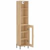 vidaXL Skř&iacute;ň highboard dub sonoma 34,5 x 34 x 180 cm kompozitn&iacute; dřevo