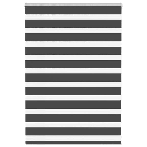 vidaXL Zebra roleta čern&aacute; 105x100 cm &scaron;&iacute;řka l&aacute;tky 100,9 cm polyester