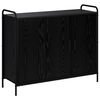 vidaXL Serv&iacute;rovac&iacute; skř&iacute;ň Čern&yacute; dub 97 x 33 x 81 cm Kompozitn&iacute; dřevo