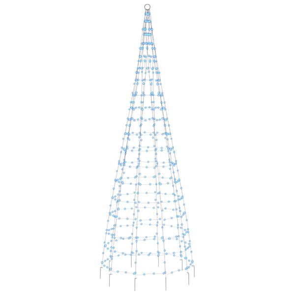 vidaXL LED v&aacute;nočn&iacute; stromek na stož&aacute;r 550 modr&yacute;ch LED 300 cm