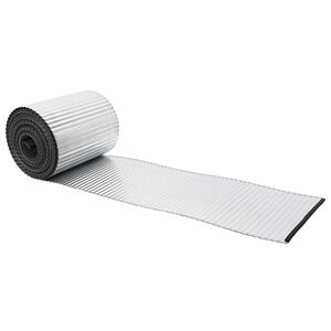 vidaxl Okraj tr&aacute;vn&iacute;ku 20 m x 10 cm Pozinkovan&aacute; ocel Stř&iacute;brn&aacute;
