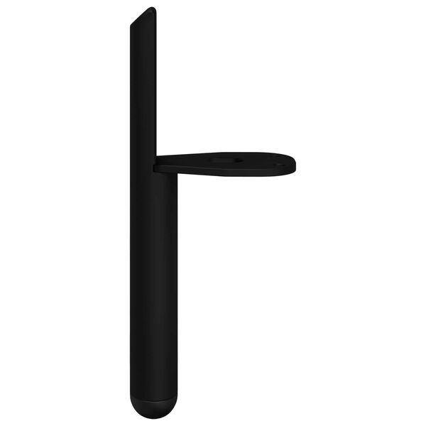 vidaXL N&aacute;bytkov&eacute; nohy 12 pcs Čern&aacute; 66 x 36 x 160 mm Železo