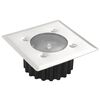Solární zemní LED svítidla čtvercová - 6 ks