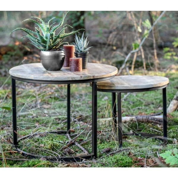 HSM Collection 2d&iacute;ln&aacute; sada konferenčn&iacute;ch stolků Ronin kulat&aacute;