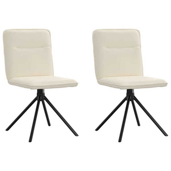 vidaXL Jídelní židle 2 ks len