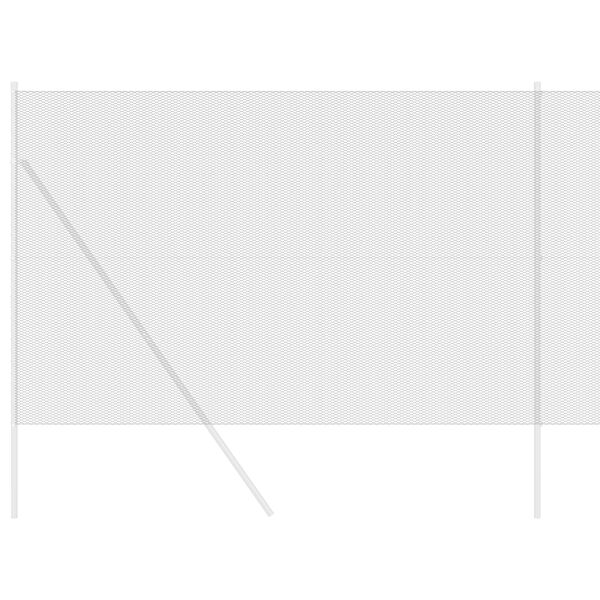 vidaXL Hexagonální oplocení Šedá 1.6 x 10 m Ocel