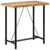 vidaXL Barov&yacute; stůl 110 x 55 x 107 cm masivn&iacute; mangovn&iacute;k a železo