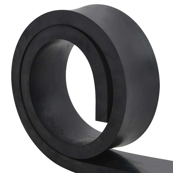 vidaXL Gumov&aacute; hrana pro sněhov&yacute; pluh čern&aacute; 180x8x2 cm