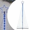 vidaXL LED v&aacute;nočn&iacute; stromek 447 modr&yacute;ch LED diod 250 cm