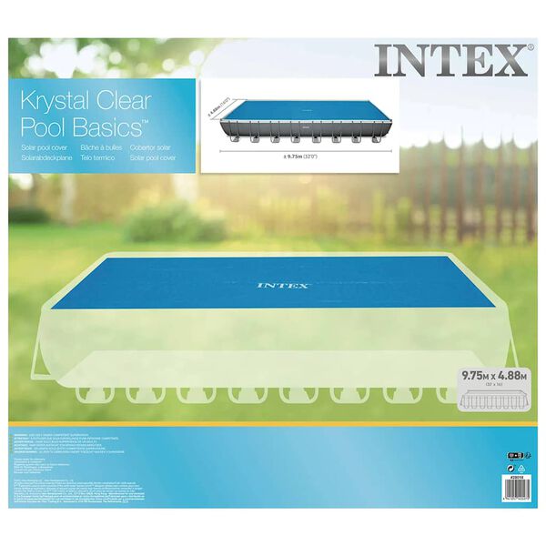 Intex Solární plachta na bazén modrá 960 x 466 cm polyethylen
