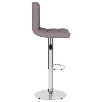 vidaXL Barové židle 2 ks taupe textil