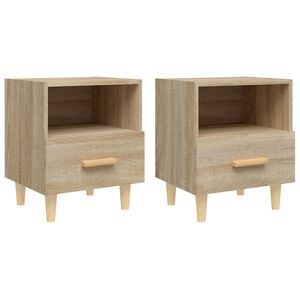 vidaXL Nočn&iacute; stolky 2 ks dub sonoma 40 x 35 x 47 cm