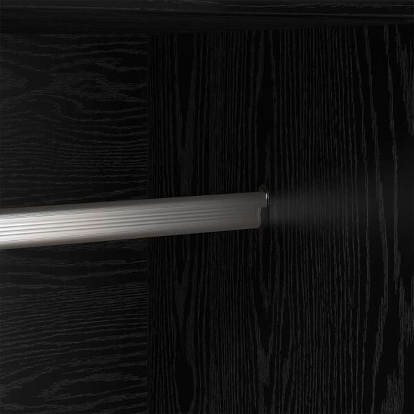 vidaXL Šatní skříň Černý dub 82,5 x 51,5 x 180 cm kompozitní dřevo