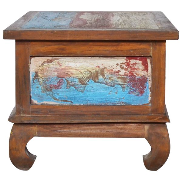 vidaXL Konferenční stolek 80 x 50 x 40 cm recyklované teakové dřevo