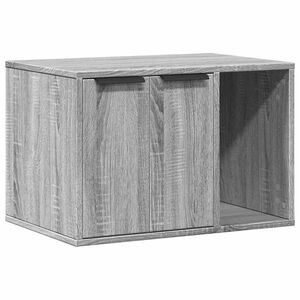 vidaXL Skř&iacute;ňka na kočič&iacute; z&aacute;chod &scaron;ed&aacute; sonoma 60 x 40 x 40 cm kompozit