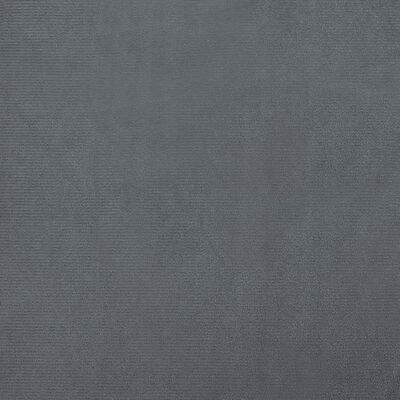 vidaXL Dětská pohovka tmavě šedá 50 x 40 x 26,5 cm samet