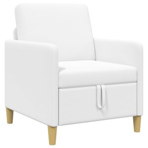 vidaXL Sofa s &uacute;ložn&yacute;m prostorem B&iacute;l&aacute; 72 x 78 x 87 cm Polyester