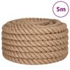 vidaXL Jutov&eacute; lano 5 m dlouh&eacute; 60 mm siln&eacute;