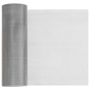 vidaXL S&iacute;ťovina 20 x 1000 cm 30 Mesh Nerezov&aacute; ocel 201 Stř&iacute;brn&aacute;