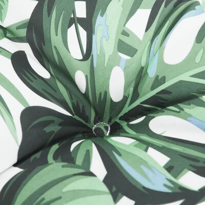 vidaXL Poduška na pohovku z palet vzor listů 70 x 70 x 12 cm
