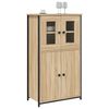 vidaXL Skř&iacute;ň highboard dub sonoma 62 x 32 x 106,5 cm kompozitn&iacute; dřevo