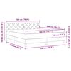 vidaXL Postel boxspring s matrac&iacute; s matrac&iacute; Modr&aacute; 180 x 200 cm textil