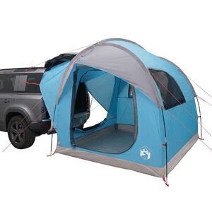 vidaXL Auto stan se střechou Modr&aacute; 239 x 210 x 210 cm Polyester a ocel