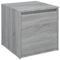 vidaXL Úložný box se zásuvkou šedý sonoma 40,5 x 40 x 40 cm kompozit
