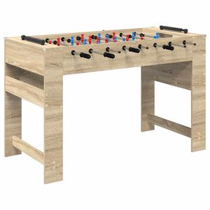 vidaXL Stoln&iacute; fotb&aacute;lek Sonoma dub 125 x 60,5 x 80 cm Kompozitn&iacute; dřevo