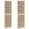 vidaXL Skř&iacute;ňov&eacute; dveře se dveřmi 2 ks Př&iacute;rodn&iacute; 201 x 2,1 x 59,5 cm