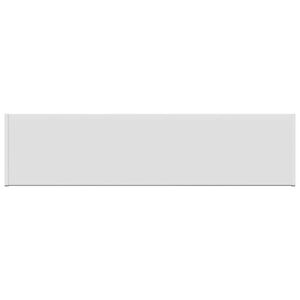 vidaXL Parapet okna B&iacute;l&aacute; 60 x 20 x 4,5 cm PVC