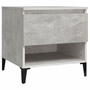 vidaXL Odkl&aacute;dac&iacute; stolek betonově &scaron;ed&yacute; 50 x 46 x 50 cm kompozitn&iacute; dřevo
