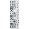 vidaXL Běhoun ORIZ 1150 gsm &Scaron;ed&aacute; a čern&aacute;