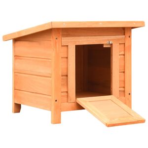 vidaXL Domeček pro kočky 50 x 46 x 43,5 cm masivn&iacute; borovice a jedle