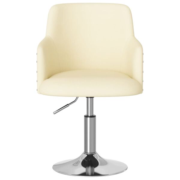 vidaXL J&iacute;deln&iacute; židle kr&eacute;mov&aacute; textil