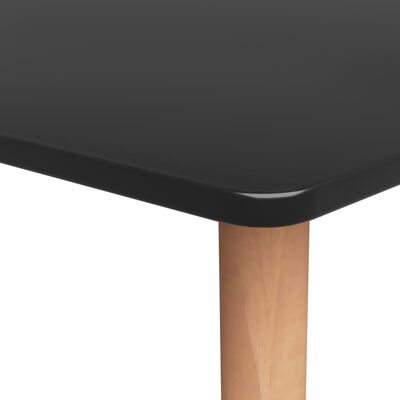 vidaXL Barový stůl černý 120 x 60 x 105 cm