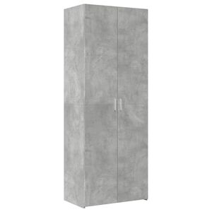 vidaXL Skř&iacute;ň highboard betonově &scaron;ed&aacute; 70x42,5x185 cm kompozitn&iacute; dřevo