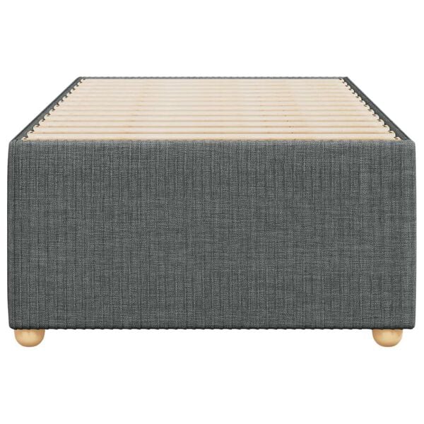 vidaXL R&aacute;m postele bez matrace tmavě &scaron;ed&aacute; 80 x 200 cm textil