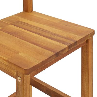 vidaXL Barové stoličky 8 ks masivní akáciové dřevo