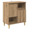 vidaXL Serv&iacute;rovac&iacute; skř&iacute;ň dub artisan 35 x 60 x 70 cm Kompozitn&iacute; dřevo