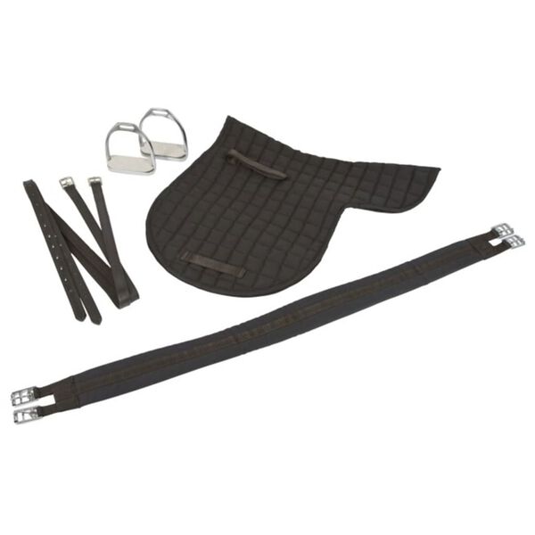 Kerbl Sedlo na pon&iacute;ka kožen&eacute; čern&eacute; 32196