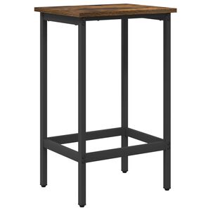 vidaXL Barov&aacute; stolička Kouřov&yacute; dub 40 x 32 x 64 cm Kompozitn&iacute; dřevo