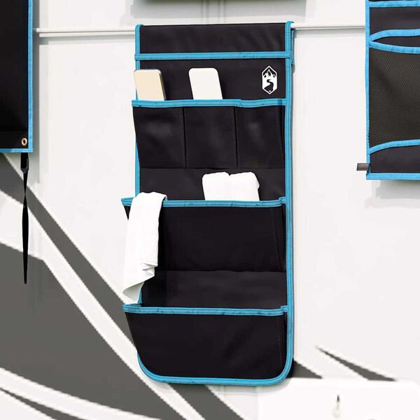 vidaXL Úložná taška s úložištěm Šedá 66 x 40 cm oxford