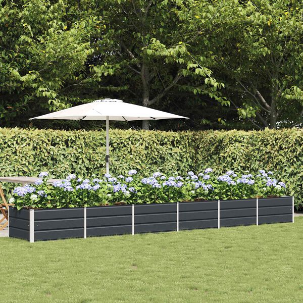 vidaXL Truhl&iacute;k Antracit 480 x 80 x 45 cm Ocel